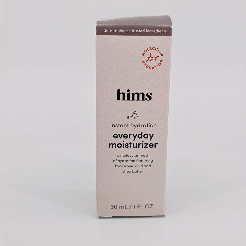 Hims Everyday Moisturizer Instant Hydration Hyaluronic Acid Shea Butter 1oz 30ml